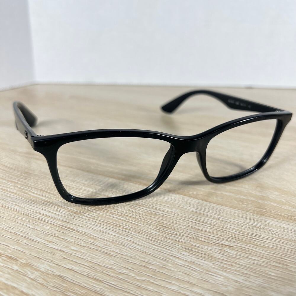 Ray-Ban RB7047 2000 Eyeglasses Black FRAMES ONLY Acetate 56-17-145